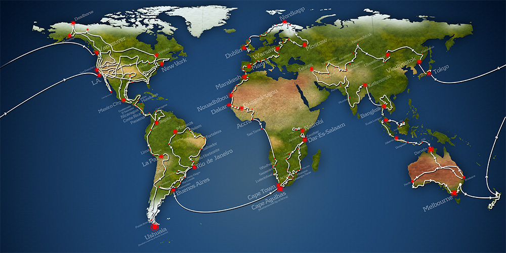 2017 route map